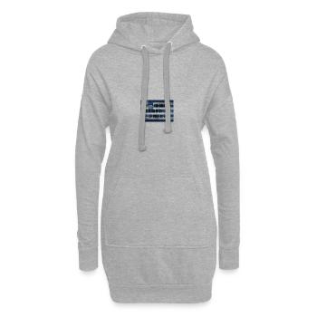Changement climatique Dictons Grèce Idée cadeau - Sweat-shirt à capuche long Femme - gris chiné - Devant