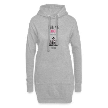 Maine Coon - The crew - Sweat-shirt à capuche long Femme - gris chiné - Devant