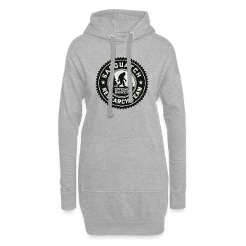 Official Bigfoot Sasquatch Research Team - Hoodie-Kleid - Grau meliert - Vorne