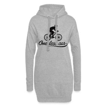 Vélo Cyclisme Amateur de vélo Dicton - Sweat-shirt à capuche long Femme - gris chiné - Devant