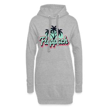 Flappach Ravensburg Palmen - Hoodie-Kleid - Grau meliert - Vorne