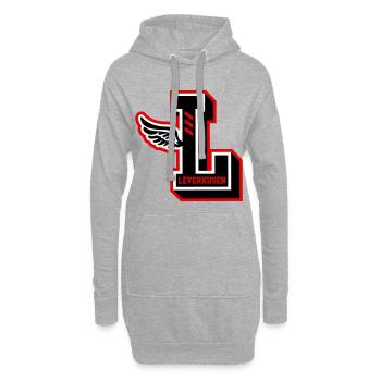 LEVERKUSEN 2026 - Hoodie-Kleid - Grau meliert - Vorne