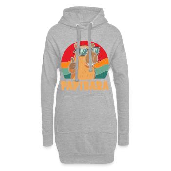 Life is Better with Capybaras - Süßes Nagetier - Hoodie-Kleid - Grau meliert - Vorne