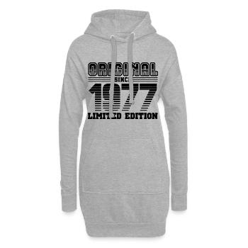 1977 - Hoodie-Kleid - Grau meliert - Vorne