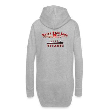 TITANIC WHITE STAR LINE - Sweat-shirt à capuche long Femme - gris chiné - Dos
