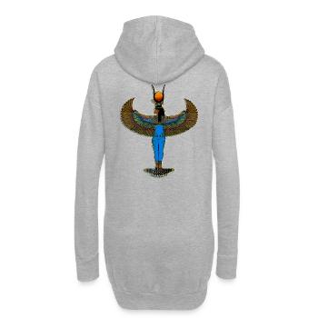 DEESSE ISIS DEBOUT CREATION Louis RUNEMBERG ©Adagp - Sweat-shirt à capuche long Femme - gris chiné - Dos