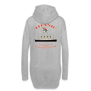 TITANIC COLLECTION kreiert Louis RUNEMBERG © Adagp - Hoodie-Kleid - Grau meliert - Hinten