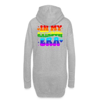 Cadeau de la fierté LGBTQ Arc-en-ciel Diversité - Sweat-shirt à capuche long Femme - gris chiné - Dos