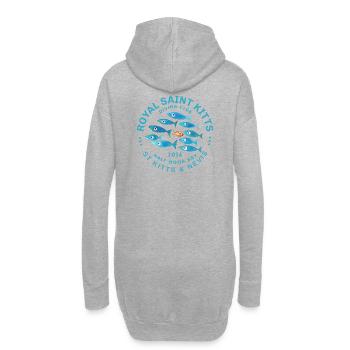 Royal Saint Kitts Tauchen 2026 - Hoodie-Kleid - Grau meliert - Hinten