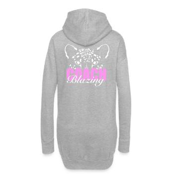 Blazing Coaches T-Shirt  - Hoodie-Kleid - Grau meliert - Hinten