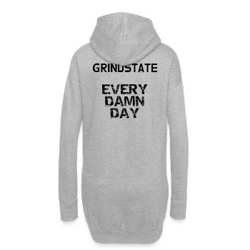 GRINDSTATE - Sweat-shirt à capuche long Femme - gris chiné - Dos