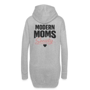 Déclaration de maman stylée de la Modern Moms Society - Sweat-shirt à capuche long Femme - gris chiné - Dos