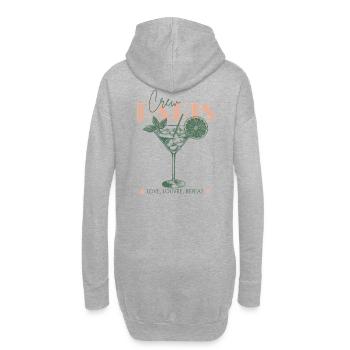 France Paris City Break Voyage Girls - Sweat-shirt à capuche long Femme - gris chiné - Dos