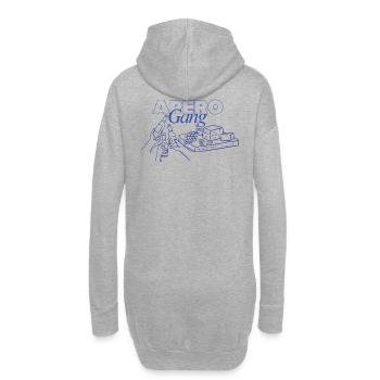 Bière en apéritif - Sweat-shirt à capuche long Femme - gris chiné - Dos