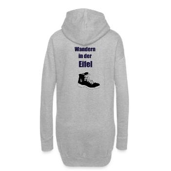 Wandern in der Eifel , Eifel Edition shirt , - Hoodie-Kleid - Grau meliert - Hinten