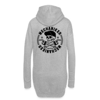 Legendary Mechaniker - Hoodie-Kleid - Grau meliert - Hinten