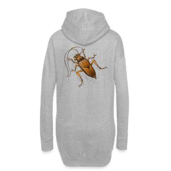 Cafard Sexy - Sweat-shirt à capuche long Femme - gris chiné - Dos