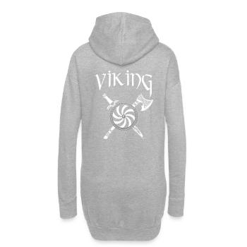 Vikings Viking - Sweat-shirt à capuche long Femme - gris chiné - Dos