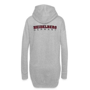 Heidelberg Germany - Hoodie-Kleid - Grau meliert - Hinten