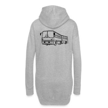 Ikarus 280 Gelenkbus - Hoodie-Kleid - Grau meliert - Hinten