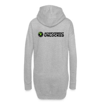 Achievement Unlocked Gamer - Hoodie-Kleid - Grau meliert - Hinten