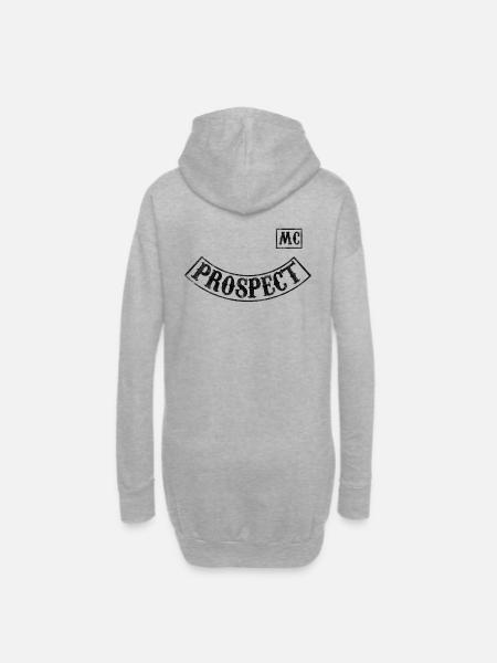 PROSPECT| SONS - Hoodie-Kleid - Grau meliert