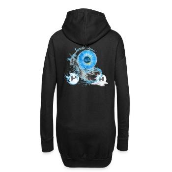AQUA - Sweat-shirt à capuche long Femme - noir - Dos