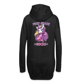 Hello 1st Grade - Hello First Grade Rocks - Hoodie-Kleid - Schwarz - Hinten