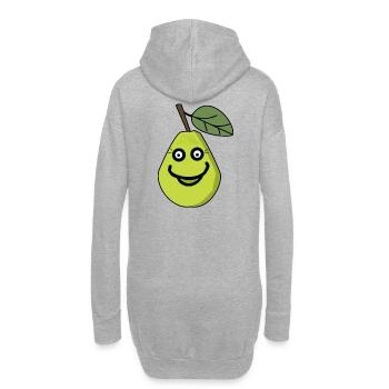 Fruit, Fruit, Fruit, Poire, De Bonne Humeur, Visage, Enfants - Sweat-shirt à capuche long Femme - gris chiné - Dos