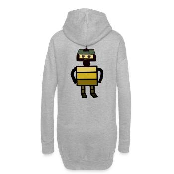 Robotique Vaisseau Spatial Technologie Enfants Enfant Fantaisie - Sweat-shirt à capuche long Femme - gris chiné - Dos