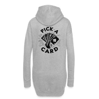 Choisissez une carte - cadeau magique pour les magiciens - Sweat-shirt à capuche long Femme - gris chiné - Dos