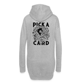 Choisissez une carte - cadeau magique pour les magiciens - Sweat-shirt à capuche long Femme - gris chiné - Dos