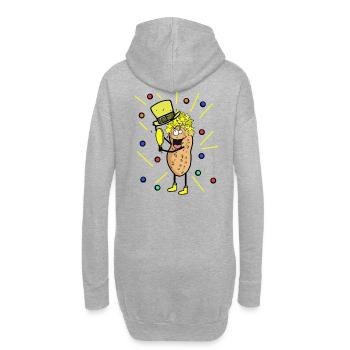 Peanut Stars Starlet Nut Show Stage Star - Sweat-shirt à capuche long Femme - gris chiné - Dos