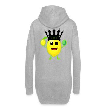 Citrons Citrons Fruits du Rois - Sweat-shirt à capuche long Femme - gris chiné - Dos