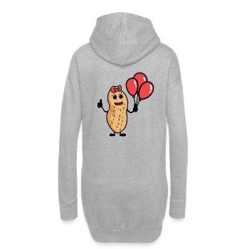 Ballons d’anniversaire cacahuètes Enfants Enfant - Sweat-shirt à capuche long Femme - gris chiné - Dos