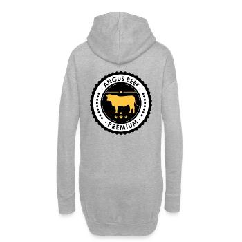 ANGUS BEEF PREMIUM appartient à tous les barbecues - Sweat-shirt à capuche long Femme - gris chiné - Dos