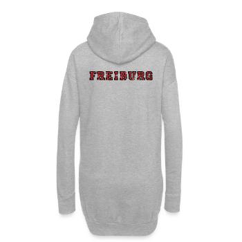 Freiburg College (Vintage Schwarz/Rot) - Hoodie-Kleid - Grau meliert - Hinten