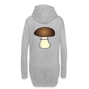 Pilz - Hoodie-Kleid - Grau meliert - Hinten