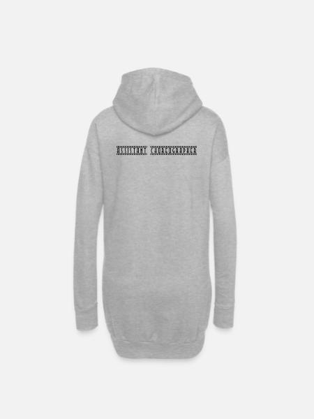 Assistant_Choreographer - Sweat-shirt à capuche long Femme - gris chiné