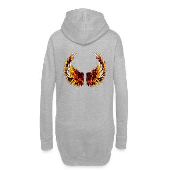 Angel-Wings-Angels-Wings-Petit Ange-Wing-Fly - Sweat-shirt à capuche long Femme - gris chiné - Dos