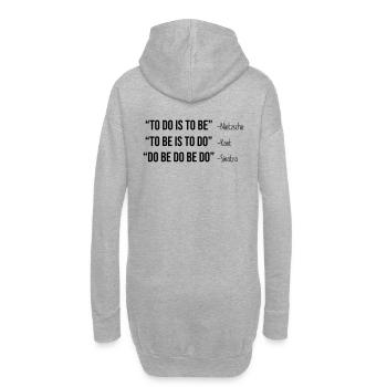 Do Be Do Be Do - Frank Sinatra - Hoodie-Kleid - Grau meliert - Hinten