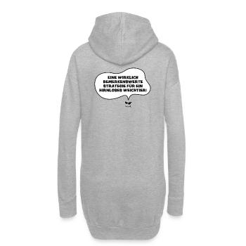 funny Sarkasmus Shirt Sonnenbrille sarkastisch Tee - Hoodie-Kleid - Grau meliert - Hinten