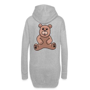 Teddy Ours en peluche Enfants Toddler Ours brun Bébé - Sweat-shirt à capuche long Femme - gris chiné - Dos