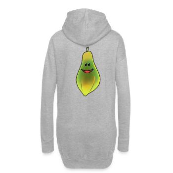 Papaye fruits fruits fruit du sud en bonne santé Vitamines - Sweat-shirt à capuche long Femme - gris chiné - Dos