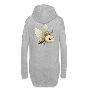 Bébé papillon papillon papillon insecte enfants - Sweat-shirt à capuche long Femme - gris chiné - Dos