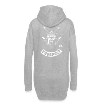 Scooter Roller Mod MC - Hoodie-Kleid - Grau meliert - Hinten