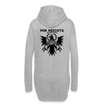 Südtirol Tirol Berge Wandern Urlaub Geschenk - Hoodie-Kleid - Grau meliert - Hinten
