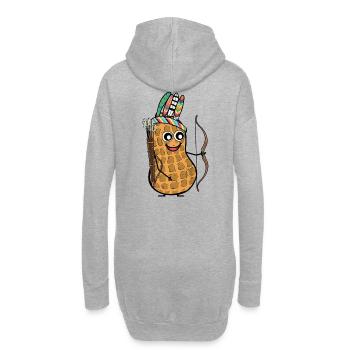 Chef Cacahuète Far West Arc des Indiens - Sweat-shirt à capuche long Femme - gris chiné - Dos