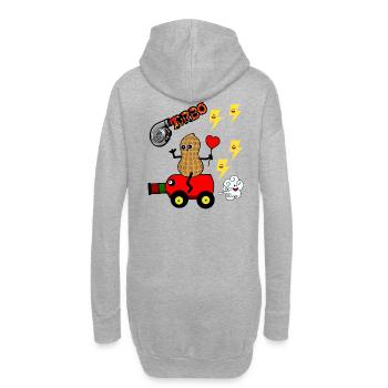 Peanut Fantasy Kids Play Car Driving Turbo - Sweat-shirt à capuche long Femme - gris chiné - Dos