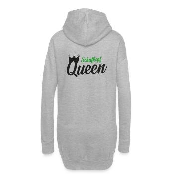 Schafkopf Queen - Hoodie-Kleid - Grau meliert - Hinten